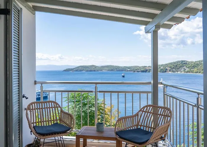 別荘 Aerie House 2 Bedroom 2 Bathroom With Sea View スキアトスタウン